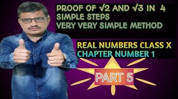 REAL NUMBERS CLASS X CHAPTER 1 IMPORTANT THEOREM EXPLAINED IN 4 SIMPLE STEPS P T√2 √3 is irrational