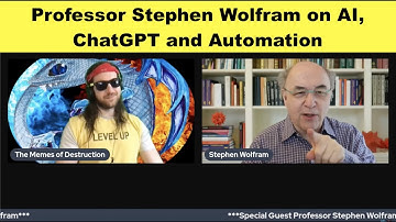 Professor Stephen Wolfram on AI, ChatGPT and Automation