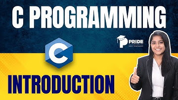 Introduction To C Programming🔥💯| C प्रोगेममिंग क्या होती है ?🤔| Pride Educare |  (Part-1)