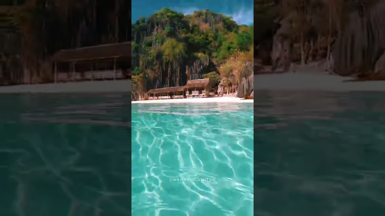 Crystal clear waters of Coron, philippines 🌊🛖  🇵🇭