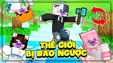 Minecraft nhưng Thế Giới Bị Đảo Ngược? Siro Sinh Tồn Cũng Mèo Simmy và Hội Chị Em