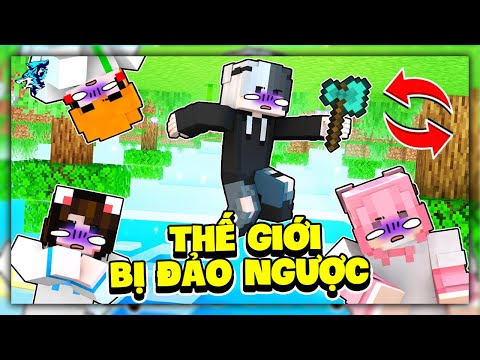 Minecraft nhưng Thế Giới Bị Đảo Ngược? Siro Sinh Tồn Cũng Mèo Simmy và Hội Chị Em