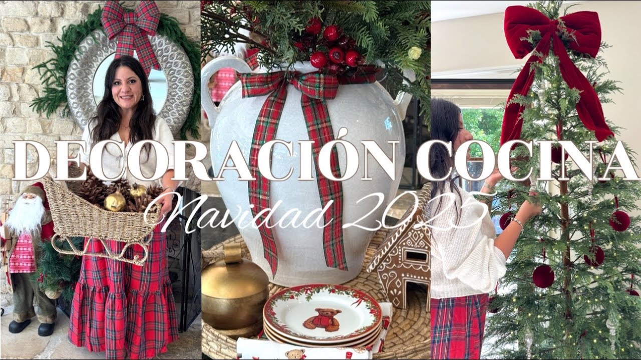 DECORACIÓN COCINA NAVIDAD🎄DECORACIÓN ÁRBOL DE NAVIDAD | DECORACIÓN NAVIDEÑA 2025 | NAVIDAD 2025