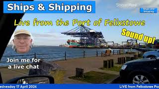 LIVE from Felixstowe Viewpoint, 7.15am, Weds 17 April 2024