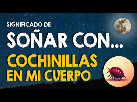 ¿Qué significa soñar con cochinillas? 🙏 Cochinillas en mi cuerpo y mi casa 🙏