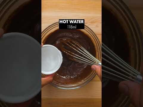 Simple and Easy Chocolate Cake! - Dished #Shorts