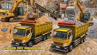 Modifying Tronton into a Dump Truck🔥Straight to Speeding to Load Sand at the Mine😯Truck Simulator... screenshot 4