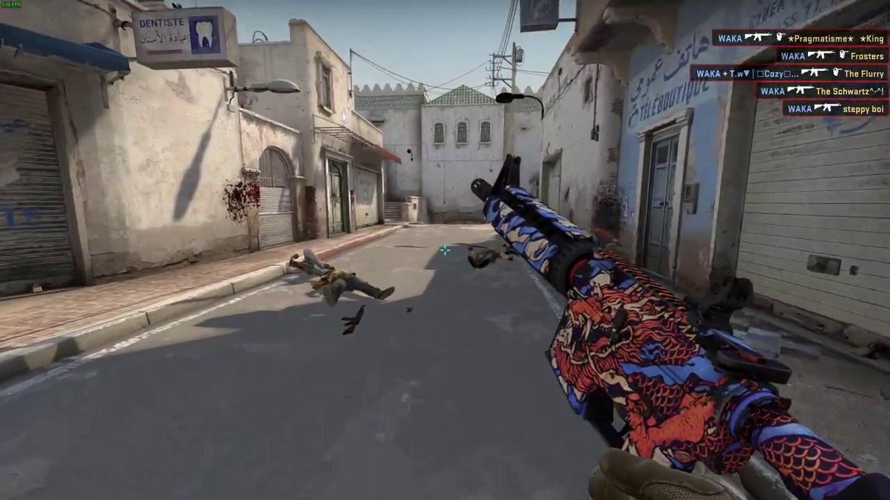 CS:GO 5 Man Spray Down Ace - YouTube