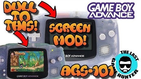 AGS-101 Screen Mod GameBoy Advance