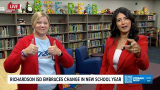 Richardson ISD First Day of School WFAA Live Coverage ABC 8