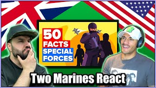 Two Marines React - 50 Insane SPECIAL FORCES Facts