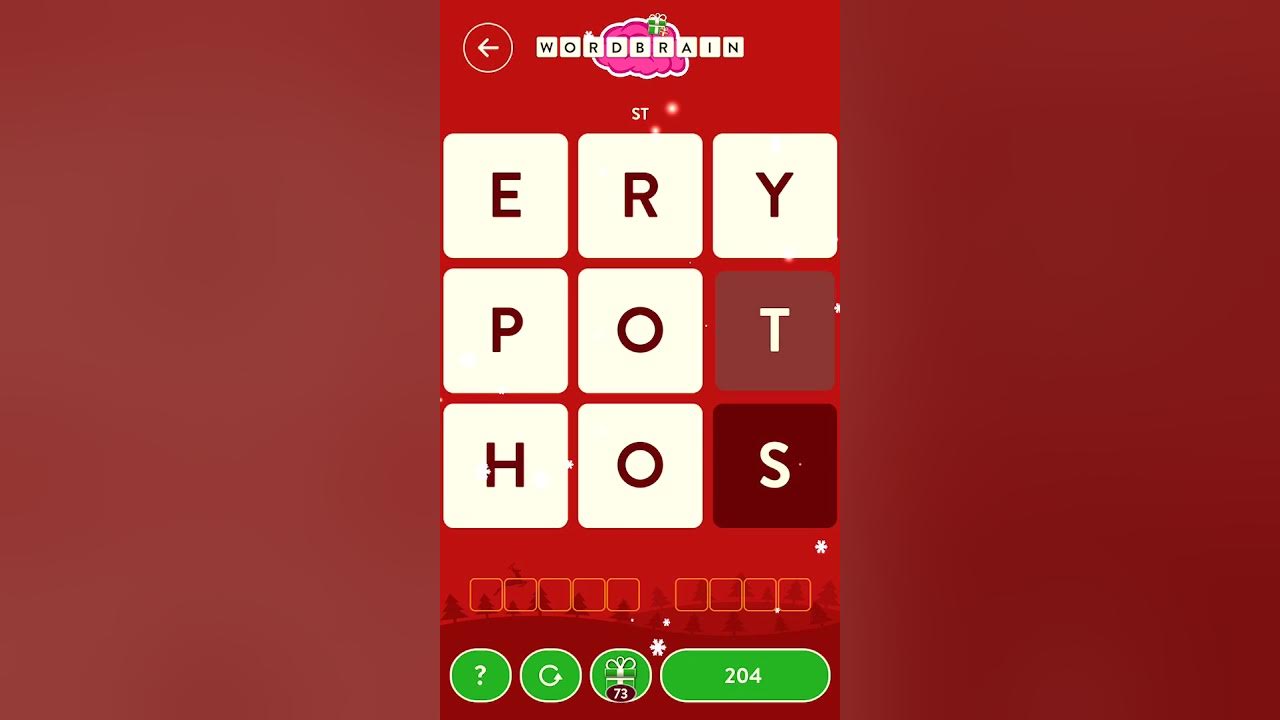 Wordbrain Holiday Challenge 2017 Dec 8 Cheats for Wordbrain YouTube