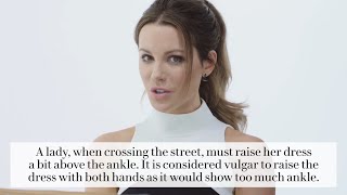 Kate Beckinsale on How to Get a Guy in the 1800’s | Vanity Fair