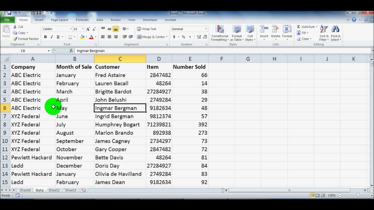 Microsoft Excel Pivot Table Tutorial