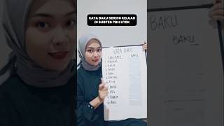KATA BAKU PBM UTBK #ptn #utbk #snbt #pbm #katabaku #fyp #shorts