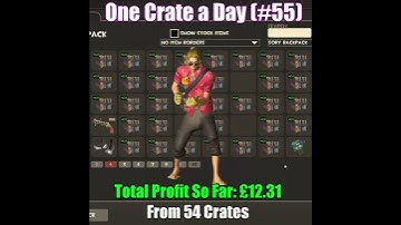 Day 55: Hunt for a TF2 Unusual Unboxing - TF2 Unboxing & TF2 Giveaway - One Crate A Day #Shorts 2021