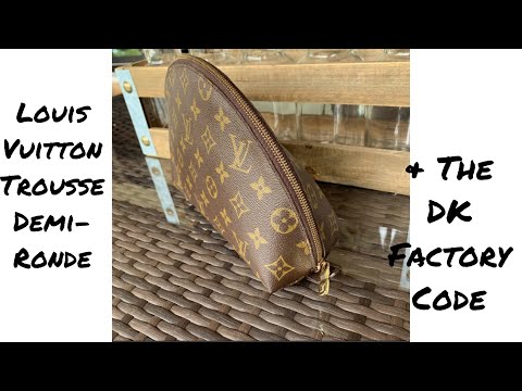 Louis Vuitton Trousse Demi-Ronde Toiletry Cosmetic Bag Talk & The