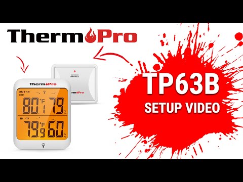 ThermoPro TP63B Wireless Indoor and Outdoor Temperature Humidity