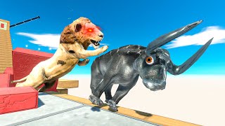 Run Away on from Lion and Friends - Animal Revolt Battle Simulator