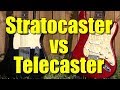 Fender american stratocaster vs fender american telecaster tone and sound comparison