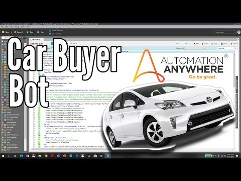 Web Scraping to Get the Best Deal on a Car - Automation Anywhere - CarBuyerBot