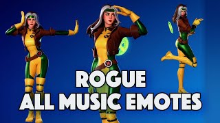 Rogue Dances All Emotes (That We Have) - FORTNITE x X-MEN