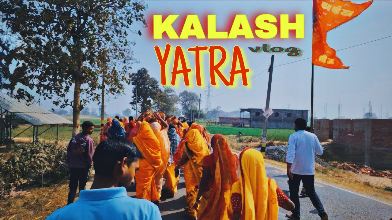 Gaon(गाँव) Ki KALASH YATRA🚩VLOG | #vlog29  | Anand Vlog