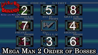 Mega Man 2 Order of Bosses