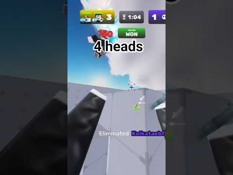 Roblox Rivals knife trickshot #shorts #roblox #babydoll