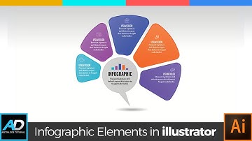 Infographic Elements Design template 013 | Adobe Illustrator 2021 Tutorial