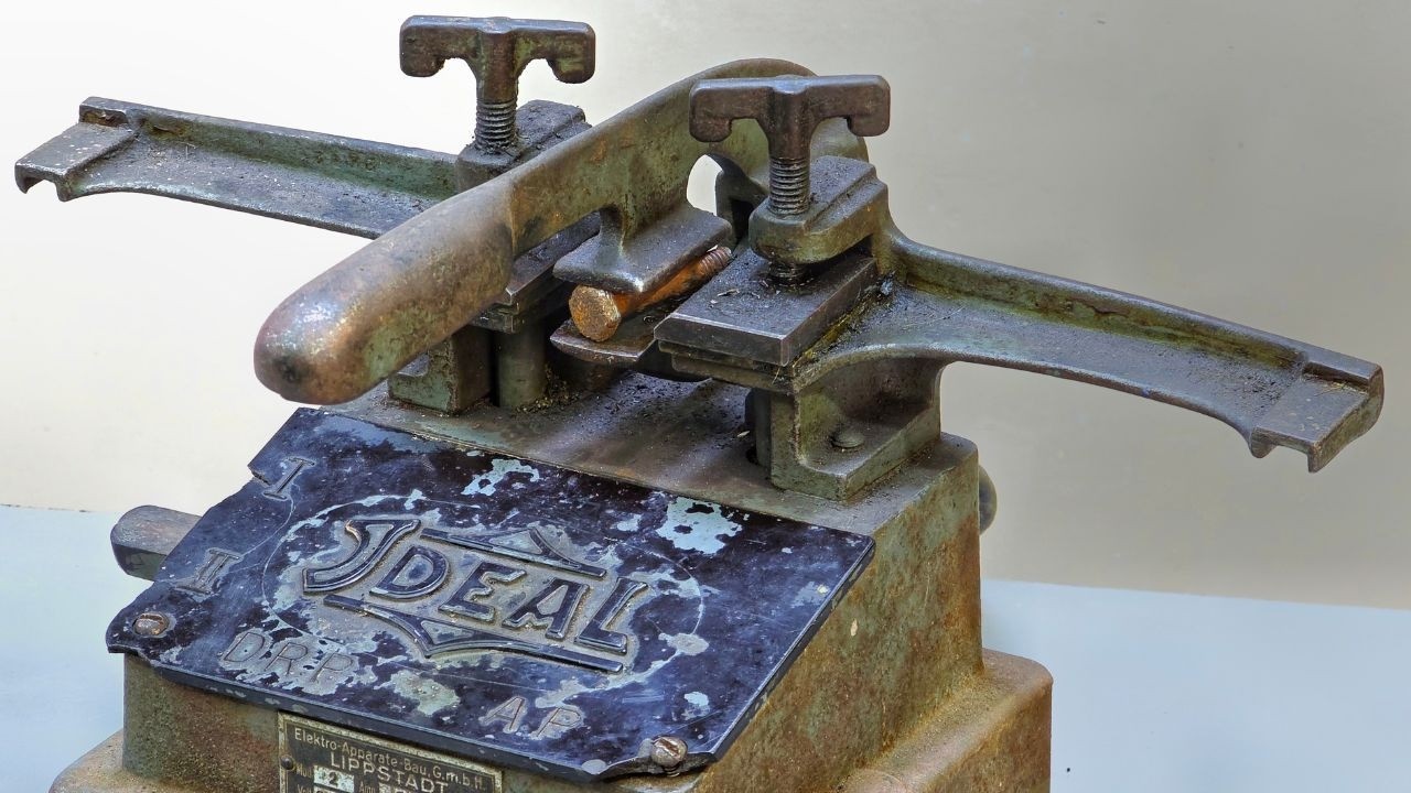 Реставрация сварочного аппарата «Ideal» 1928 года – СТРАННАЯ машина, которая сваривает полотна пил!?