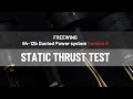 Freewing 64mm EDF Version II power system thrust test video