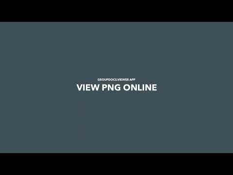 How to open and view PNG images in a browser | GroupDocs.Viewer App Tutorial