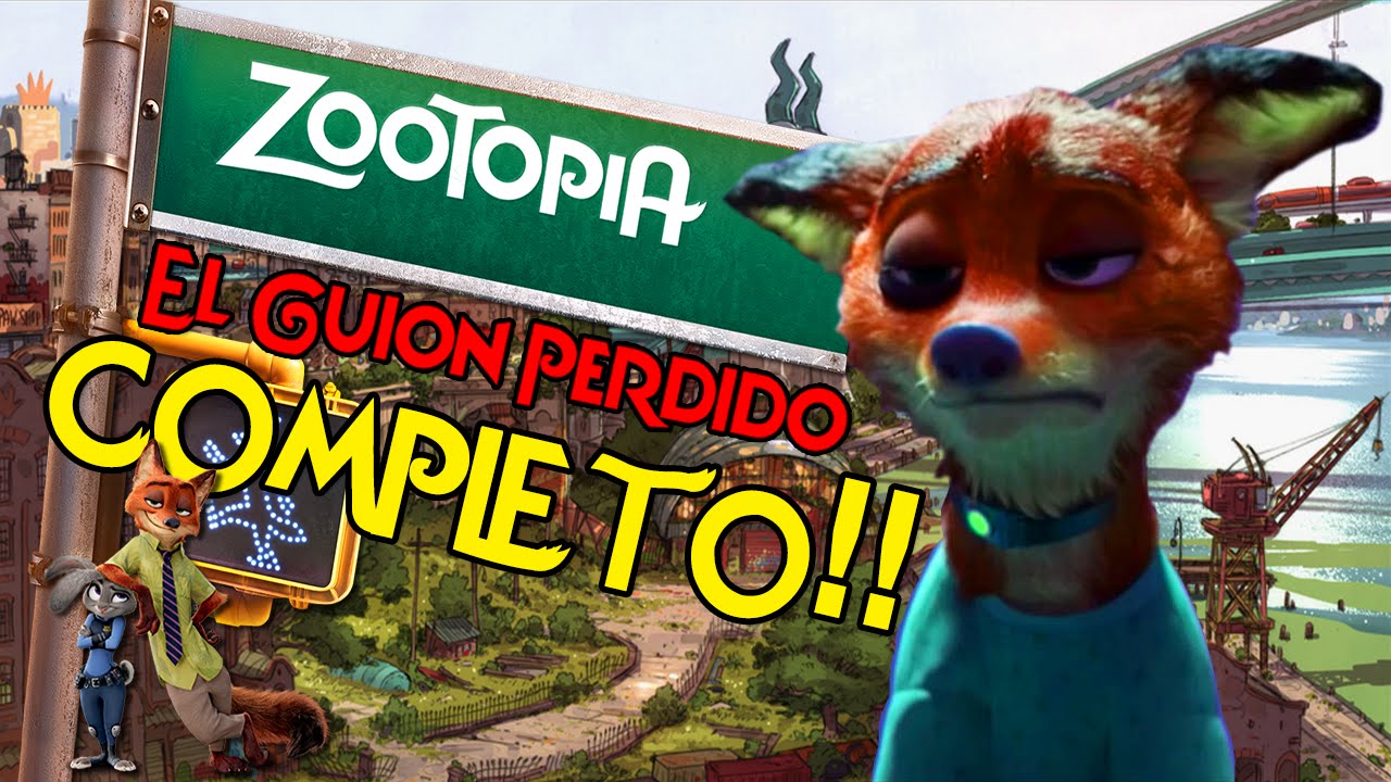EL GUION PERDIDO DE ZOOTOPIA