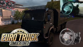 Euro Truck Simulator 2/КАМАЗ-43101/катка/Logitech momo racing/rx580