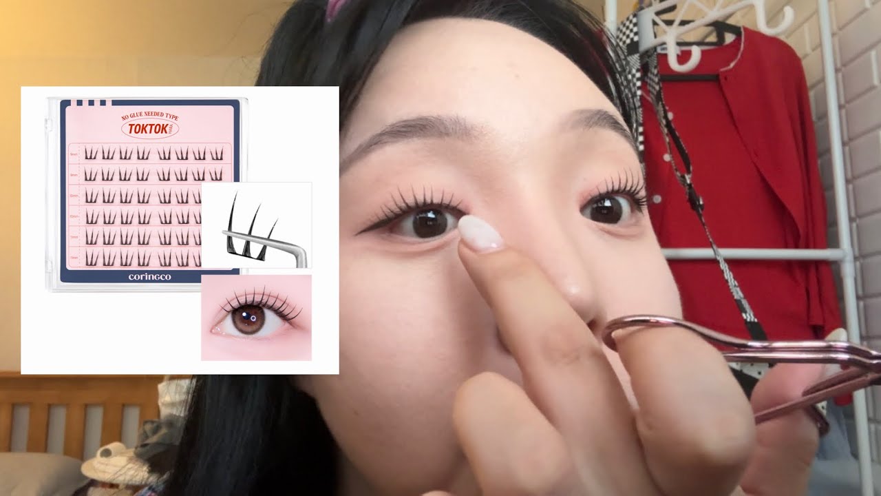 속눈썹 꿀팁 아마도....(with.코링코 톡톡하라 뮤즈)