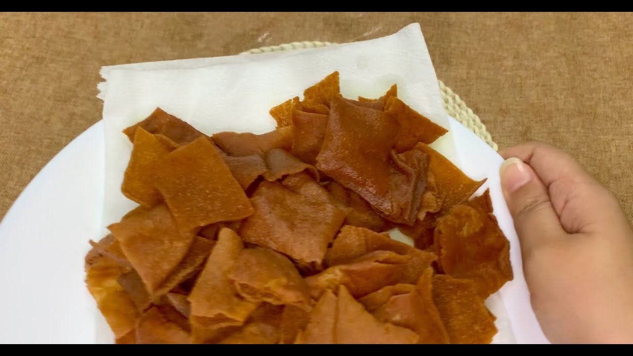 Papri for Dhai Bhalay / Fried Arabic Bread for Fattoush Recipe YouTube