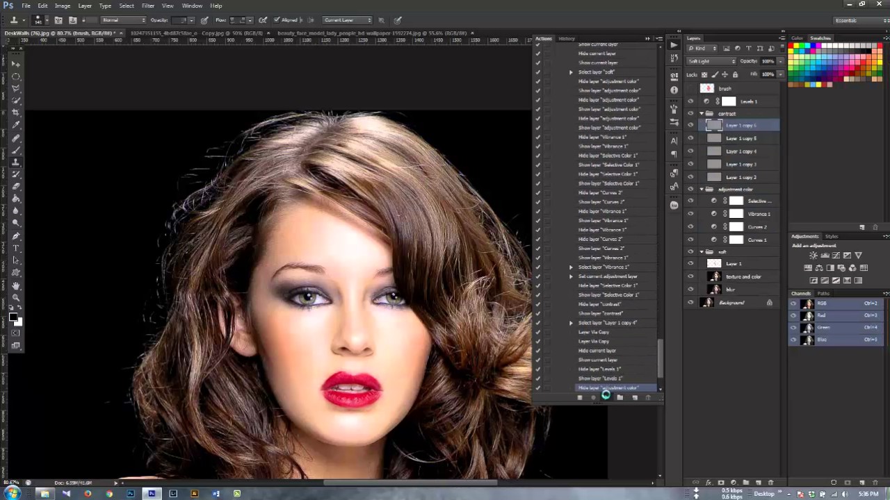 HDR Retouch Photoshop Action