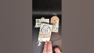 Vintage Weathered Garden Junk Journal Portfolio #junkjournal #junkjournaltags