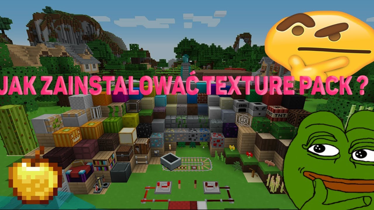 Jak Zrobic Wlasny Tekstur Pack Do Minecraft Jak zainstalować texture pack do minecraft? - YouTube