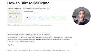 how to blitz to $50k/mo with ai cold email