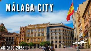 🌞 🌍MÁLAGA CITY walk ALAMEDA/ CALLE LARIOS- Spain(2023)| (4k) HD videos. ASMR walkingtour🌞 🌍