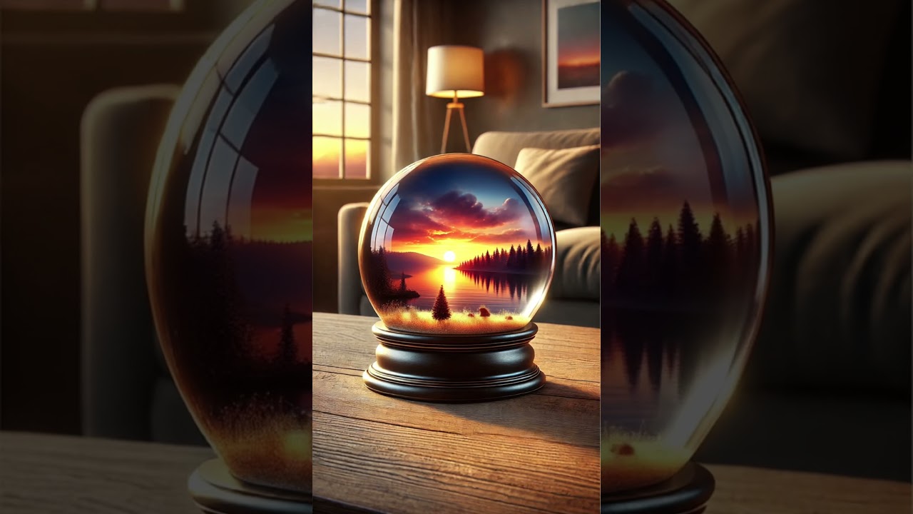 Snow globes 🔮 landescapes - magic decor inspiration - Relaxing  