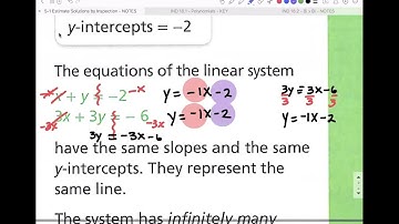 5-1 - Estimate Solutions of System of Equations by Inspection