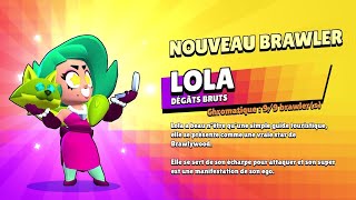 JE TESTE LOLA LE NOUVEAU BRAWLER (brawl stars bug)
