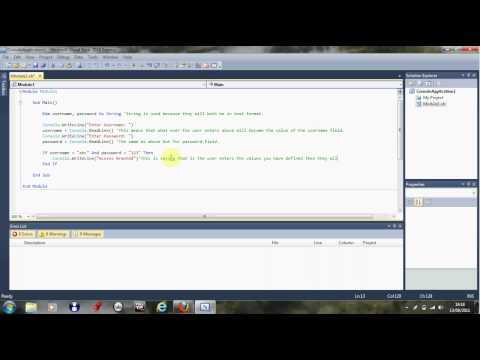 How to Make a login on VB (Visual Basic)