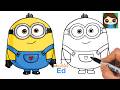 How to Draw Ed | Minion and Monsters