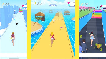 👰 Makeover Run 💄👗 143-144 Levels Gameplay Android,ios