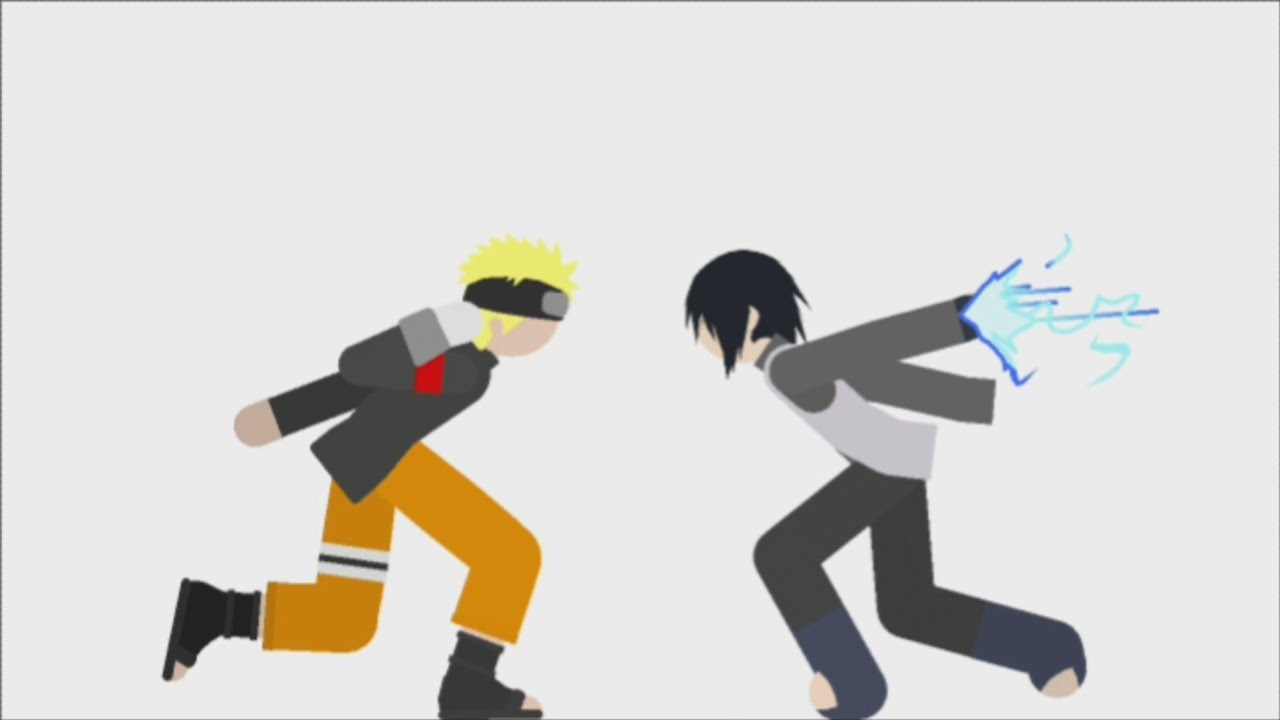 Naruto vs Sasuke (The Last) Stick Nodes Animatión Naruto Shippuden