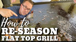 How to Re-Season a Flat Top Grill (Camp Chef and Blackstone Griddle Seasoning)